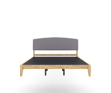 Load image into Gallery viewer, Golden Mayer Mexican Solid Prickly Wood King Size Bed Fabric Upholstered Headboard
