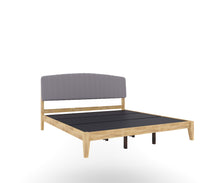 Load image into Gallery viewer, Golden Mayer Mexican Solid Prickly Wood Queen Size Bed Fabric Upholstered Headboard
