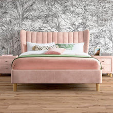 Load image into Gallery viewer, Modern Bed Knightowl: Upholstered  Frame From Golden Mayer - Direct from Factory (Customizable)

