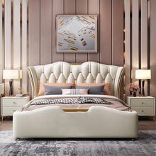 Load image into Gallery viewer, Golden Mayer Vertico Customizable Upholstered Bed with Optional Storage - Contemporary and Streamlined Design
