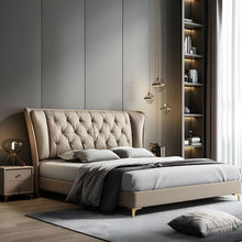 Load image into Gallery viewer, Golden Mayer Noale Customizable Upholstered Bed - Chic Design with Flexible Storage Options
