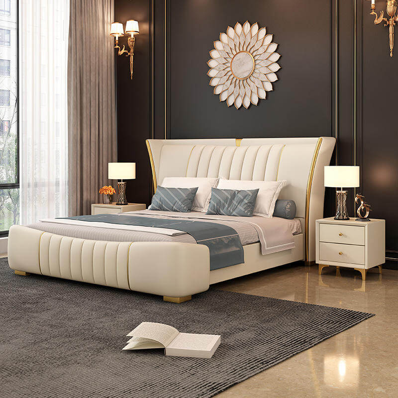 Golden Mayer Fiaba Customizable Upholstered Bed with Optional Storage - Enchanting and Elegant Design