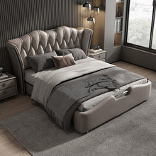 Load image into Gallery viewer, Golden Mayer Vertico Customizable Upholstered Bed with Optional Storage - Contemporary and Streamlined Design
