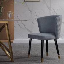 Load image into Gallery viewer, Velit Customizable Streamlined Chair for Sophisticated Dining &amp; Office Use - Golden Mayer
