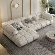 Load image into Gallery viewer, Leather Sofa Duilio | Low Seating &amp; Simple Elegance -Customizable (Direct From Factory)
