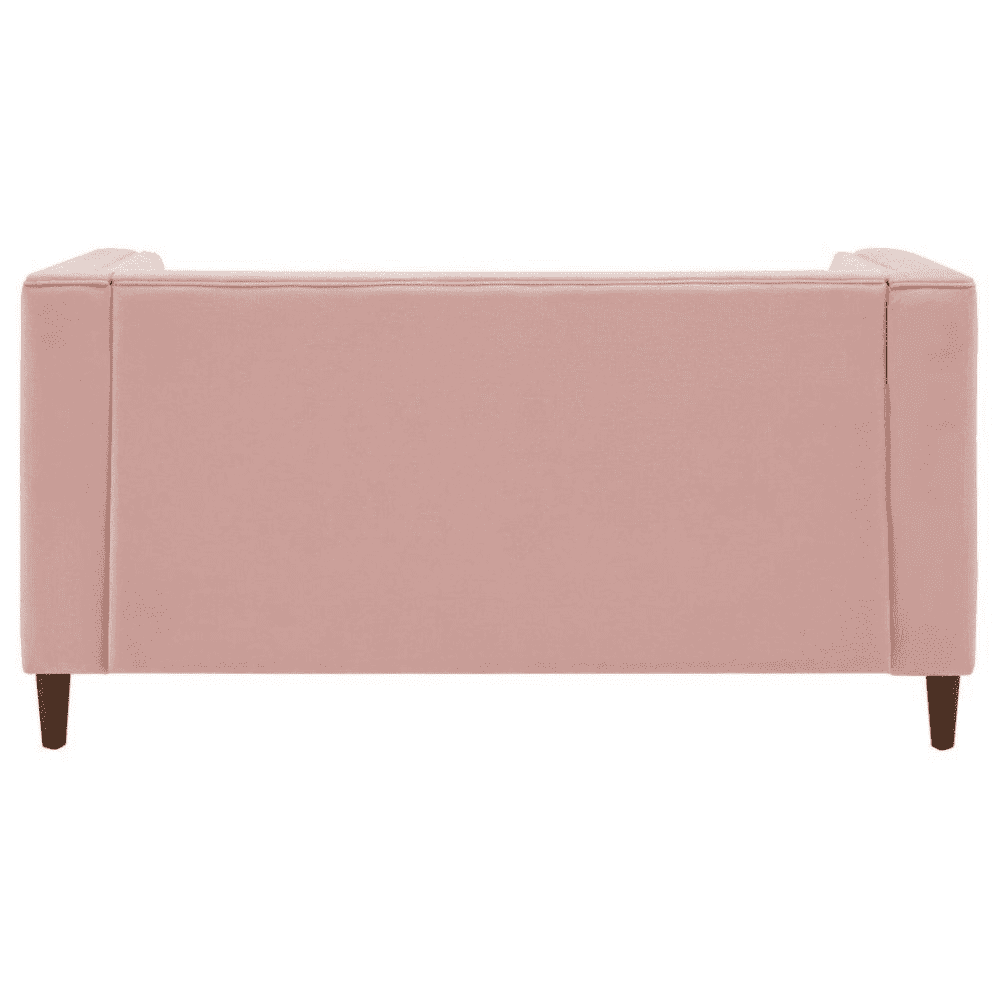 Brew Pink Suede Sofa or Loveseat with Pillows