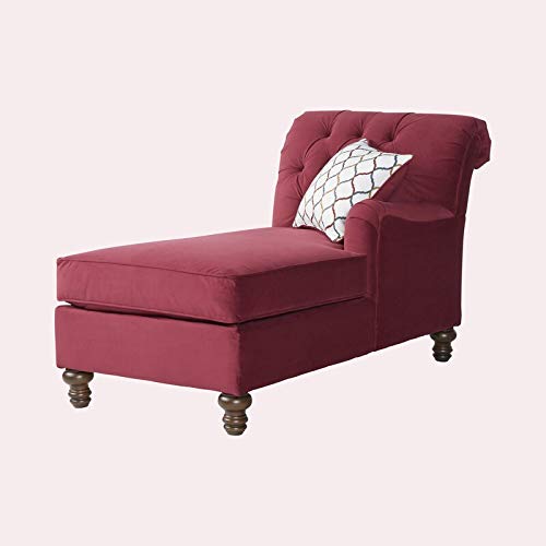 Unicorn Suede Lounger in Red Color