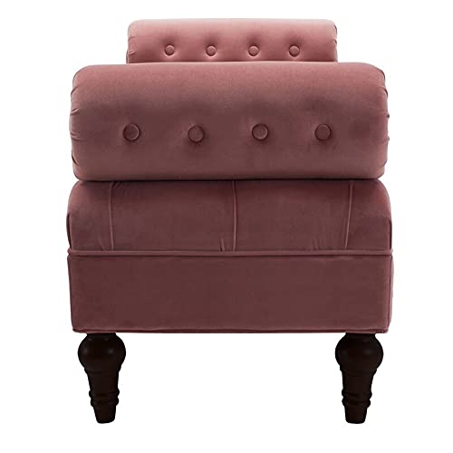 Tiffo Suede Lounger in Blush Pink Color