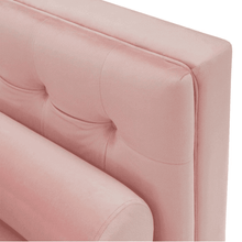 Load image into Gallery viewer, Brew Pink Suede Sofa or Loveseat with Pillows
