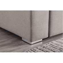 Load image into Gallery viewer, Nollon Linen Fabric Sectional Sofa with Pillows and Storage Ottoman
