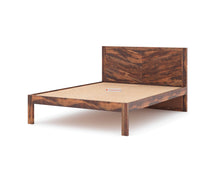 Load image into Gallery viewer, Chevora Bed in Sheesham wood (8 options) - Queen
