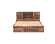 Load image into Gallery viewer, Marida Bed in Sheesham wood (8 options) - Queen Size - Hydraulic Storage
