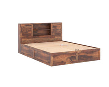 Load image into Gallery viewer, Marida Bed in Sheesham wood (8 options) - Queen Size - Hydraulic Storage
