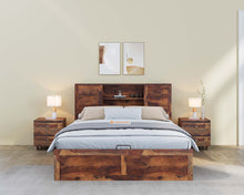 Load image into Gallery viewer, Marida Bed in Sheesham wood (8 options) - Queen Size - Drawer Storage
