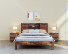 Load image into Gallery viewer, Marida Bed in Sheesham wood (8 options) - Queen Size - Non- Storage
