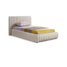 Load image into Gallery viewer, Bornholm Upholstered Bed Without Storage In Suede

