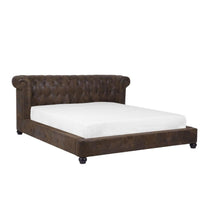 Load image into Gallery viewer, Bran Upholstered Bed Without Storage In Suede
