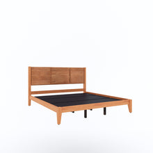 Load image into Gallery viewer, Golden Mayer Hypericum Solid Wood Queen Size Bed in Walnut Color
