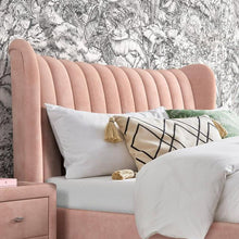 Load image into Gallery viewer, Modern Bed Knightowl: Upholstered  Frame From Golden Mayer - Direct from Factory (Customizable)
