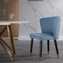Load image into Gallery viewer, Velit Customizable Streamlined Chair for Sophisticated Dining &amp; Office Use - Golden Mayer
