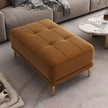 Load image into Gallery viewer, Customizable Falkon Fabric Ottoman - Cozy Pouf  for Living Room and Lounge
