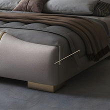 Load image into Gallery viewer, Golden Mayer Lennox Customizable Upholstered Bed with Optional Storage - Sleek and Stylish Design
