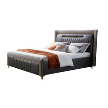 Load image into Gallery viewer, Golden Mayer Matita Customizable Upholstered Bed - Minimalist Design with Optional Storage Capabilities
