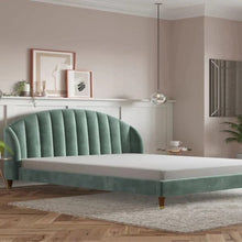 Load image into Gallery viewer, Appolo Upholstered Bed Without Storage In Suede
