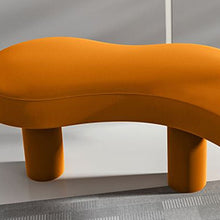 Load image into Gallery viewer, Dana Upholstered Bench - Unique Organic Shape for Modern, Naturalistic Interiors
