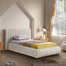 Load image into Gallery viewer, Bornholm Upholstered Bed Without Storage In Suede
