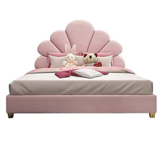 Load image into Gallery viewer, Holden Upholstered Kids Bed Without Storage In Suede
