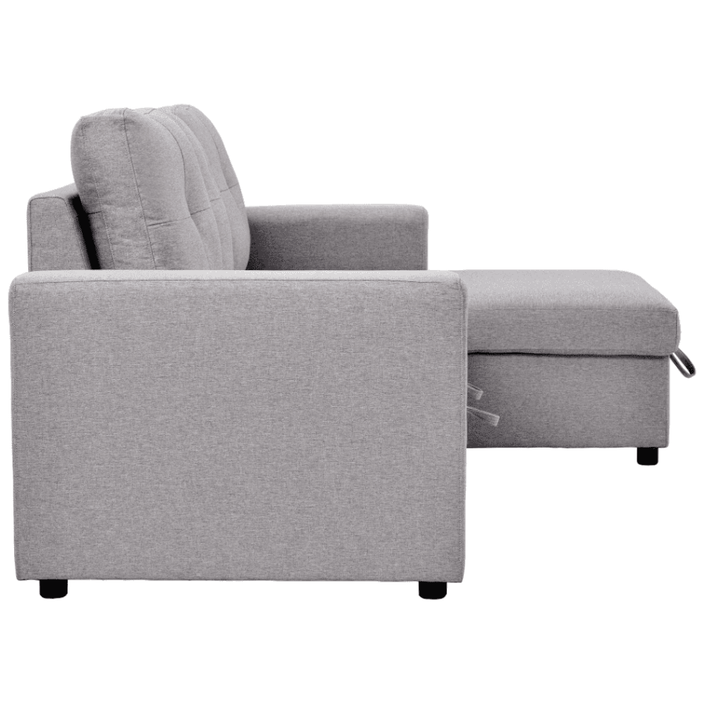 Roxy L-Shaped Sectional Storage Sofa Cum Bed