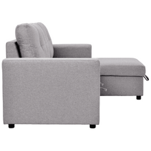 Load image into Gallery viewer, Roxy L-Shaped Sectional Storage Sofa Cum Bed
