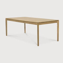 Load image into Gallery viewer, Elan Dining Table (6 feet) - Solid Teak/Walnut/Oak Wood

