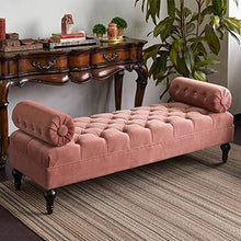 Load image into Gallery viewer, Tiffo Suede Lounger in Blush Pink Color
