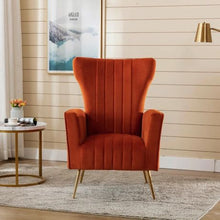 Load image into Gallery viewer, Timeless Winged Throne Wing Chair
