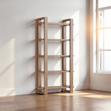 Load image into Gallery viewer, Harmony Shelf/Bookcase - Solid Teak Wood
