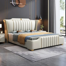 Load image into Gallery viewer, Ankara Pro Upholstered Bed Without Storage In Fabric
