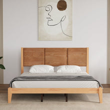 Load image into Gallery viewer, Golden Mayer Hypericum Solid Wood King Size Bed in Walnut Color
