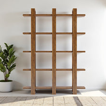 Load image into Gallery viewer, Harmony Shelf/Bookcase - 49" - Solid Teak Wood
