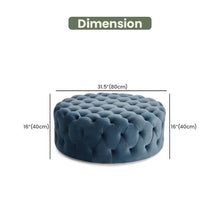 Load image into Gallery viewer, Pyro Ottoman : Comfortable Pouffe for Stylish Living Spaces
