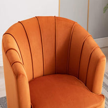 Load image into Gallery viewer, Cozy Couch Accent Chair in Orange Color
