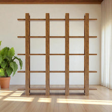 Load image into Gallery viewer, Harmony Shelf/Bookcase - 66" - Solid Teak Wood

