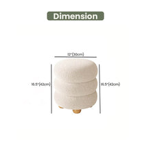 Load image into Gallery viewer, Grinza Ottoman : Sleek Pouffe  for Contemporary Spaces
