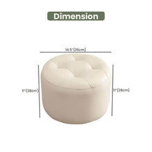 Load image into Gallery viewer, Atay Ottoman : Versatile Pouffe  Ottoman for Living Room - Golden Mayer
