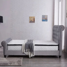 Load image into Gallery viewer, Arya Upholstered Bed Without Storage In Suede

