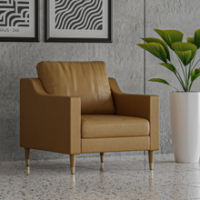 Load image into Gallery viewer, Lore Sofa | 1 Seater Italian Leather Sofa (3 feet)
