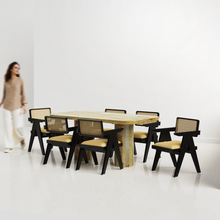 Load image into Gallery viewer, Alba-Pierre Dining Table Set - 6 &amp; 8 Seater/ All sizes
