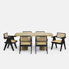 Load image into Gallery viewer, Alba-Pierre Dining Table Set - 6 &amp; 8 Seater/ All sizes
