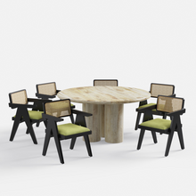 Load image into Gallery viewer, Amor-Pierre Dining Table Set - 2, 4 &amp; 6 Seater/ All sizes
